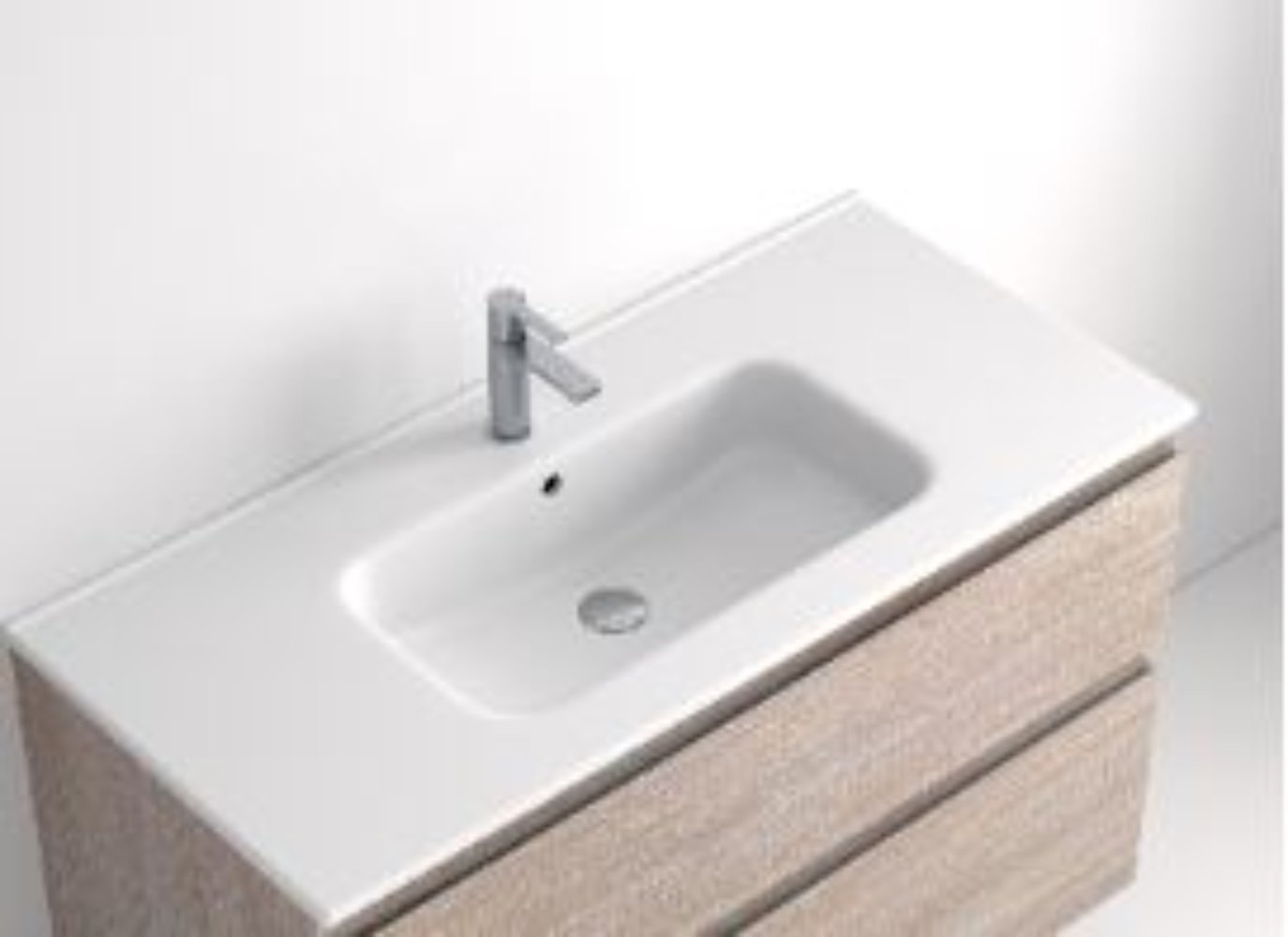 MUEBLE BAÑO 2 CAJONES + LAVABO BAJO ENCIMERA MOD CARMEN