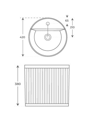 Lavabo Suspendido de Cerámica Negro Mate – BECA Diseño Moderno y Elegante