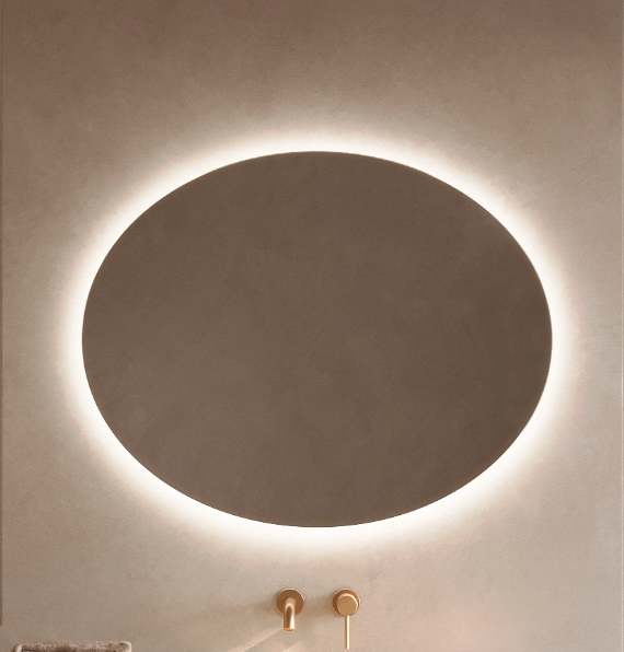 ESPEJO BAÑO OVALADO LUZ LED, RETROILUMINADO MOD. OVAL