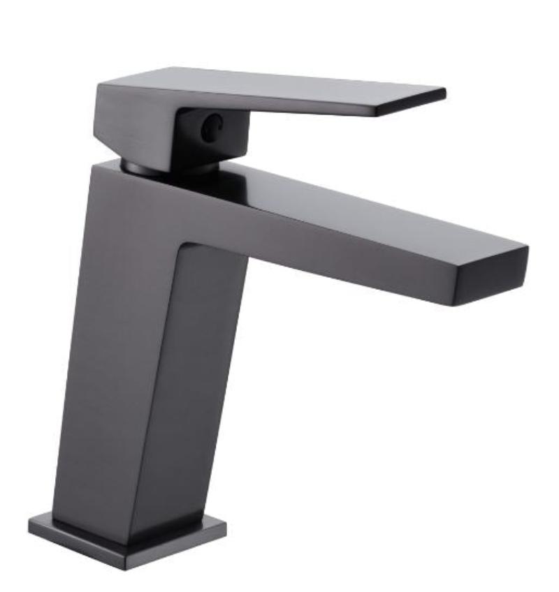 Monomando lavabo Black Gun Metal  Serie Art