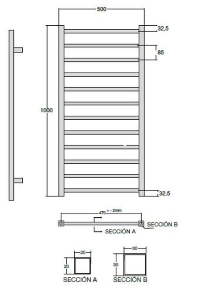 RADIADOR SECATOALLAS ELECTRICO AGUA Y ELECTRICO