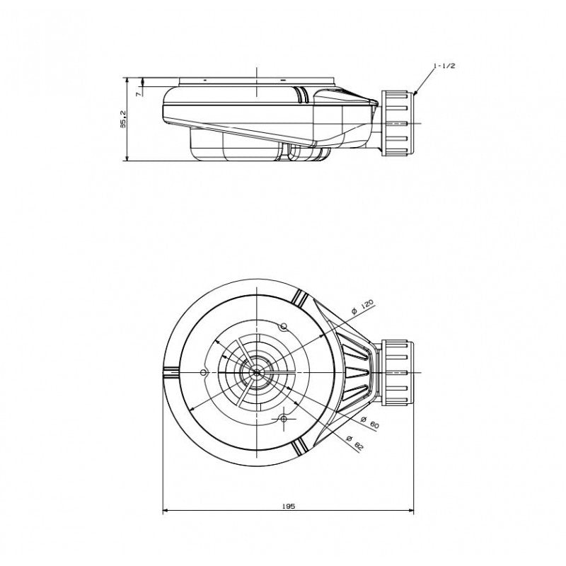 PLATO DE DUCHA AMBIENTE BLANCO ANCHO 80