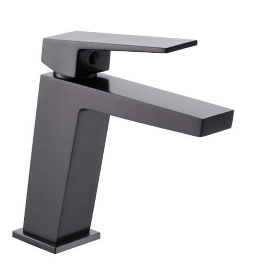 Monomando lavabo Black Gun Metal  Serie Art